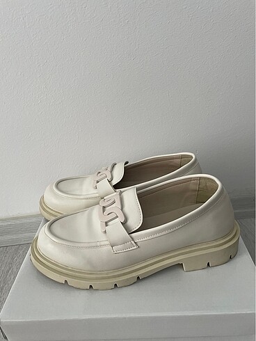 40 Beden ten rengi Renk Bayan loafer