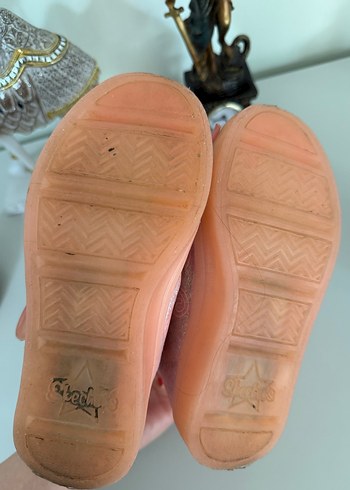 27 Beden pembe Renk Pembe Parlak Kız Çocuk Spor Ayakkabı