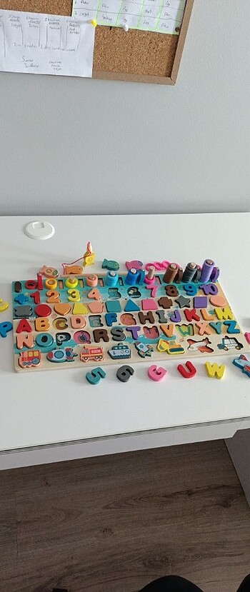 Ahşap yapboz set