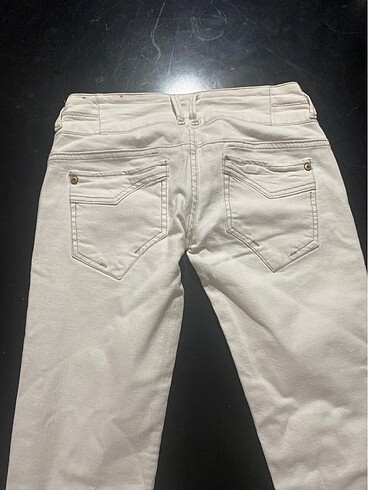 38 Beden beyaz Renk Pantalon