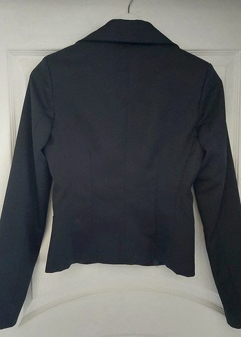 Mango Düğmeli Siyah Kadın Blazer Ceket