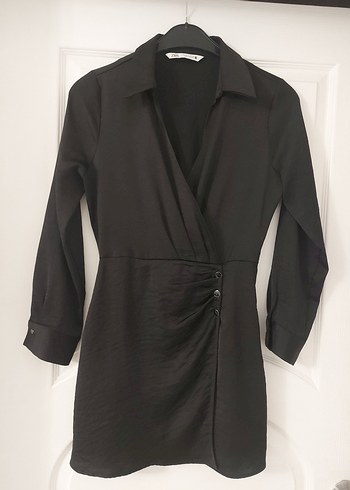 ZARA İPEK MİNİ ELBİSE - Görsel 3