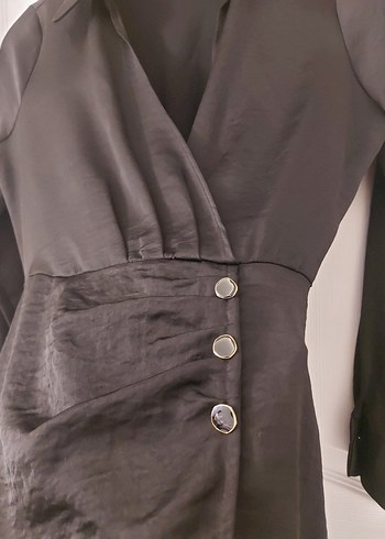 ZARA İPEK MİNİ ELBİSE - Görsel 5