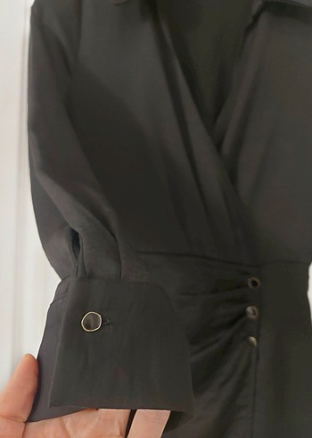 ZARA İPEK MİNİ ELBİSE - Görsel 6