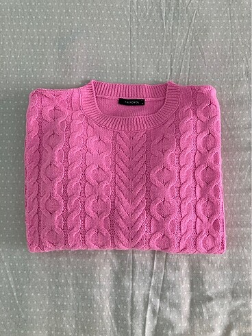 Trendyol pembe kazak