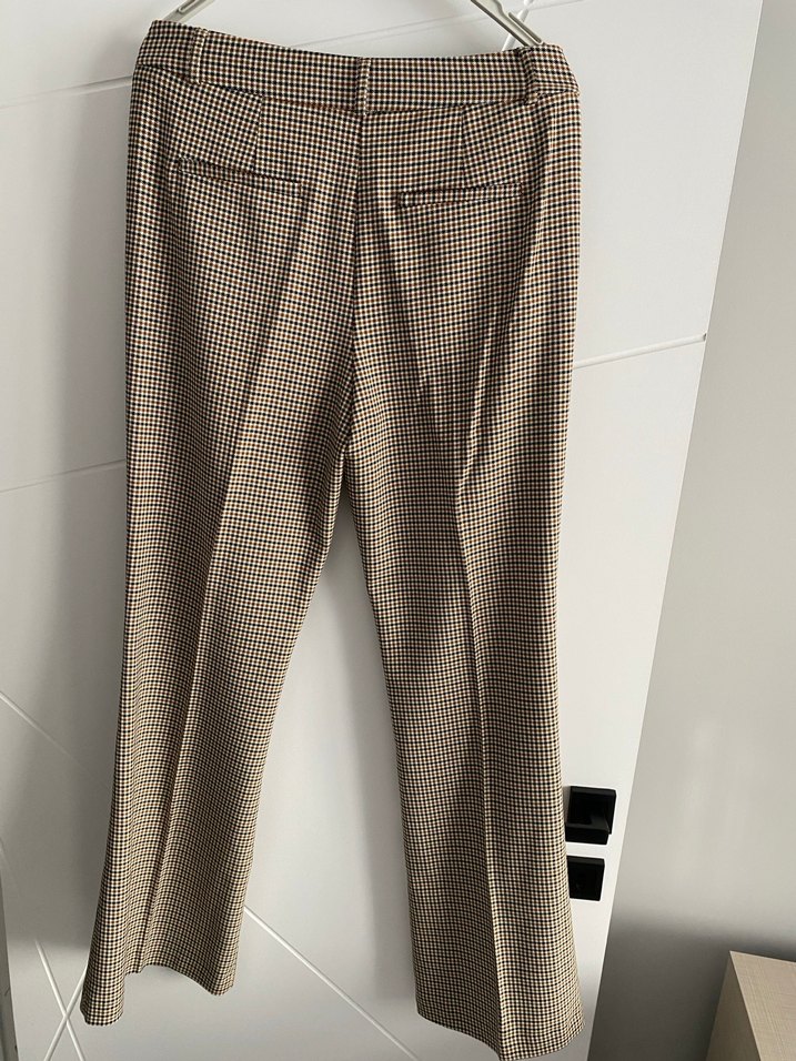 Koton Kareli İspanyol Paca Kumaş Pantolon - Görsel 2