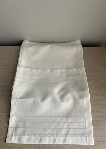 Kırık beyaz runner ve peçete takımı - Görsel 5