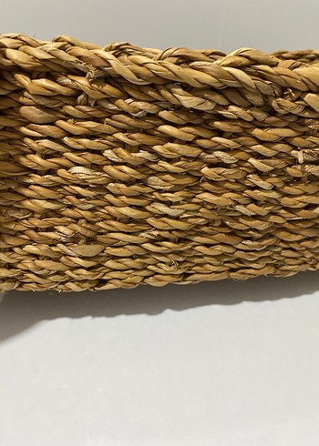 3 lü Hasır Saklama Sepeti - Görsel 8