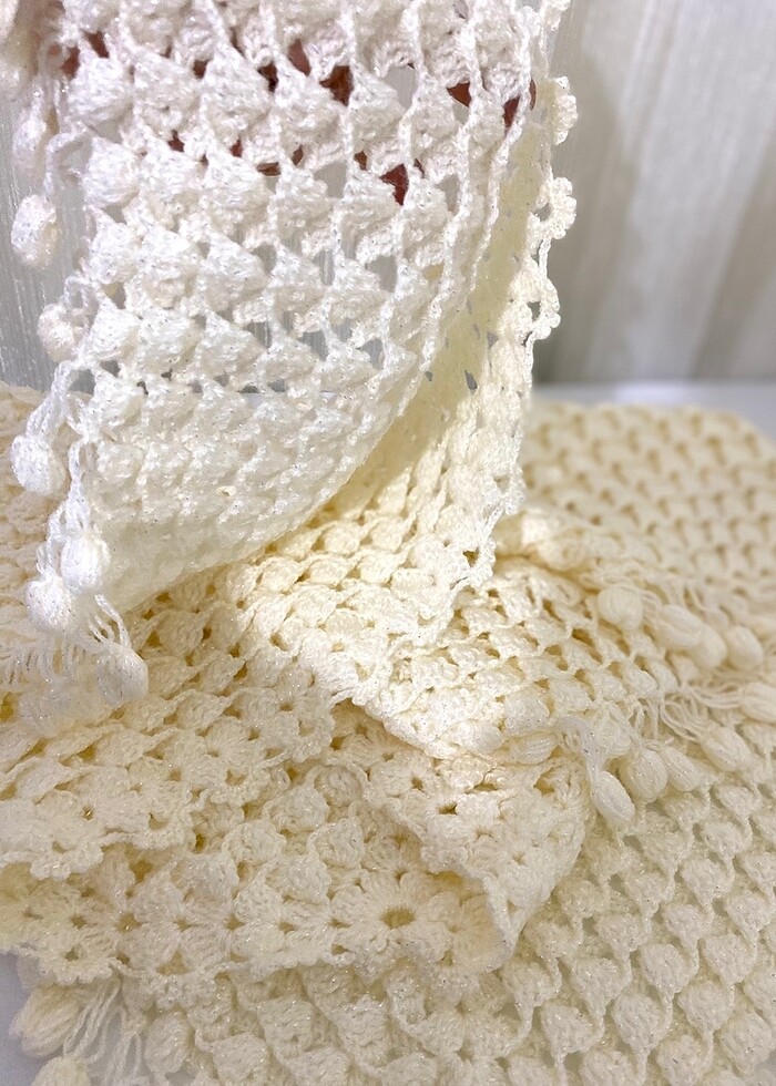 Gelin şalı çeyizlik - Görsel 3