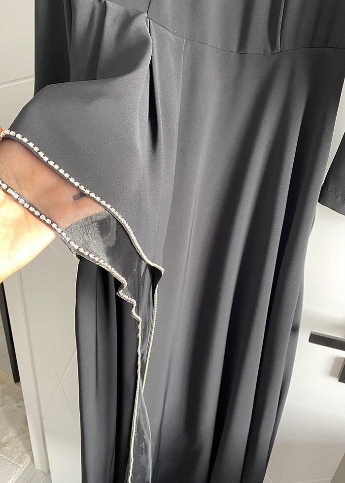 Abiye tesettür elbise - Görsel 5