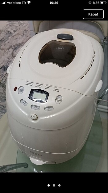 Yeni ekmek makinası