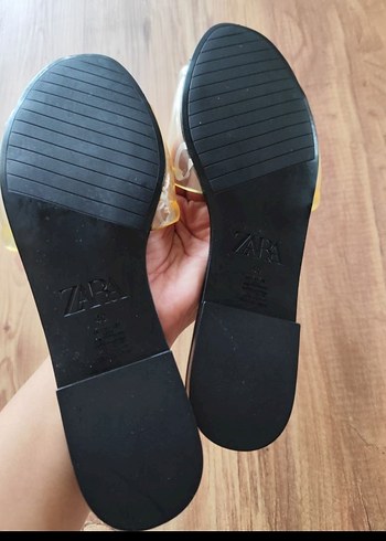 Şeffaf Bantlı Siyah Blok Topuk Terlik - Görsel 2