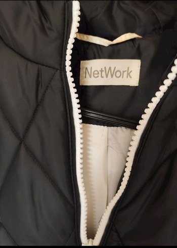 Kürk Detaylı Siyah Kadın Mont - Görsel 4