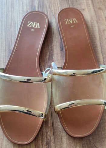 Bej Rugan Dolgu Topuklu Kadın Terlik - Görsel 2