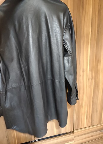 zara kışlık deri ceket - Görsel 8