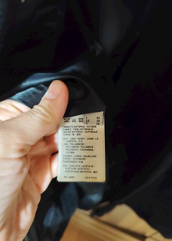 Siyah Uzun Kaban - Görsel 6