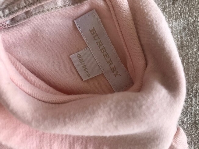 18-24 Ay Beden beyaz Renk Burberry elbise