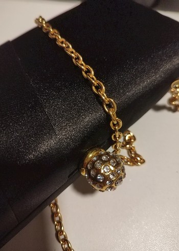 İpekyol- Zincir Detaylı Siyah Saten Kadın Portföy Çanta - Görsel 3