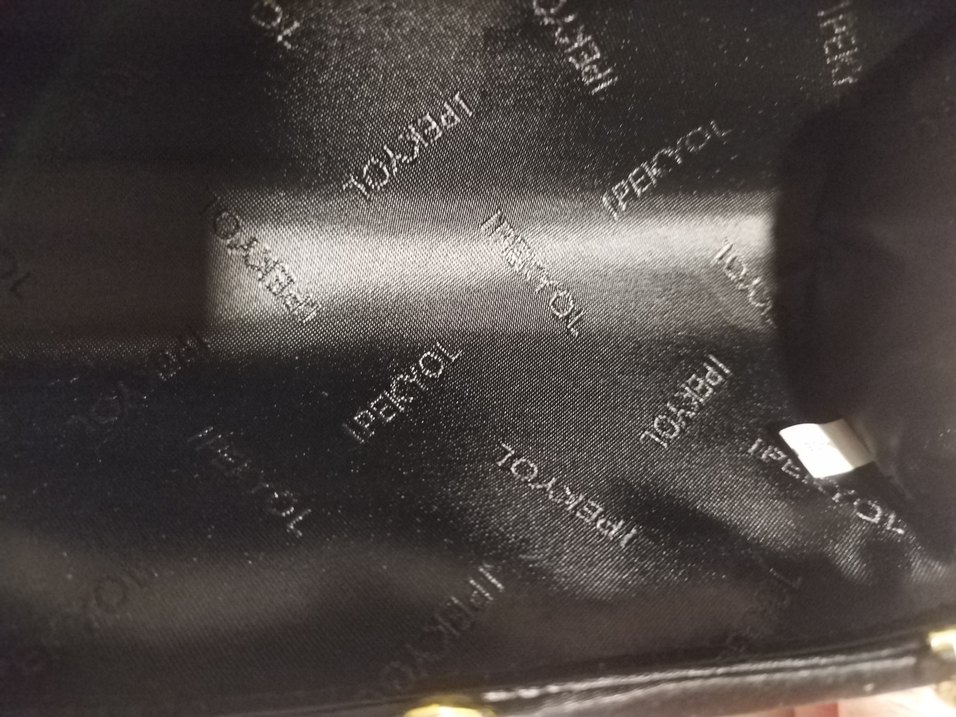 İpekyol- Zincir Detaylı Siyah Saten Kadın Portföy Çanta - Görsel 4