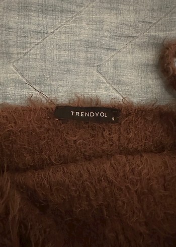 Kahverengi Bohem Tüylü büstiyer - Görsel 2