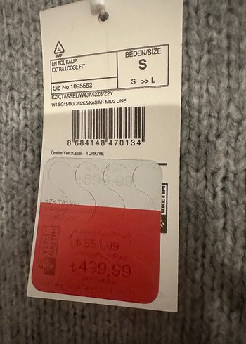 Gri Örgü Püsküllü Kadın Kazak - Görsel 5