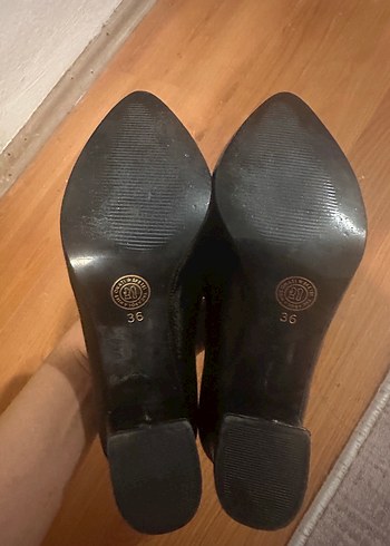 Kadın Siyah Rugan Stiletto - Görsel 7