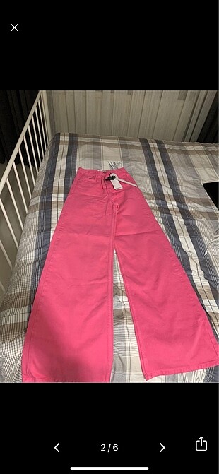 xs Beden stradivarius pembe jean