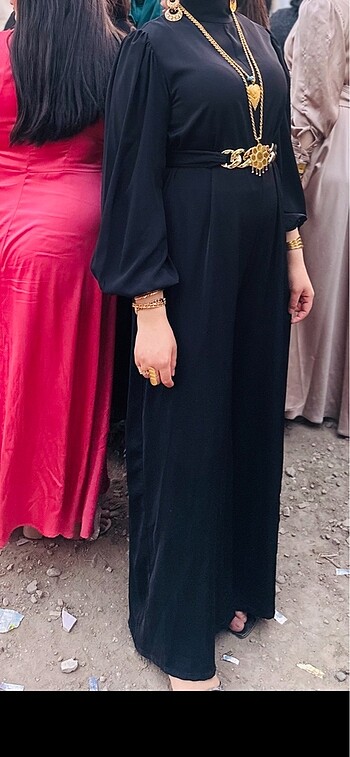 xl Beden siyah Renk Tesettür tulum