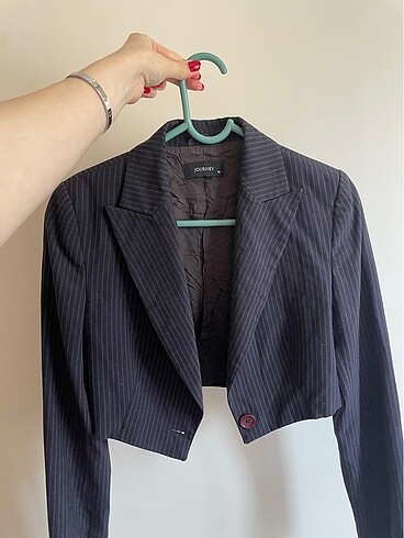 Crop blazer
