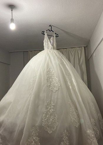 Modern Klasik Straplez Prenses Gelinlik - Görsel 2