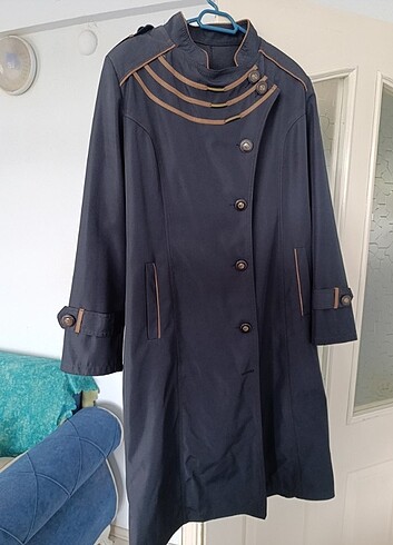 Trençkot yağmurluk mont kaban  - Görsel 4