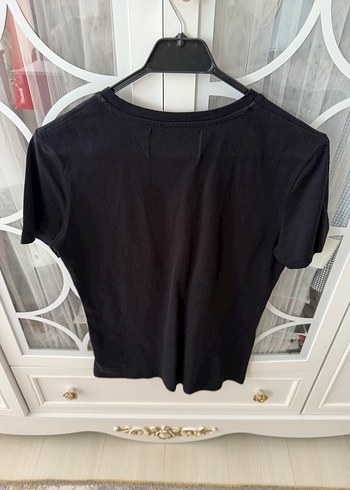 m Beden Calvin Jeans Siyah Baskılı Kısa Kollu Tişört