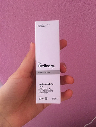 The ordinary %5 lactic acid 