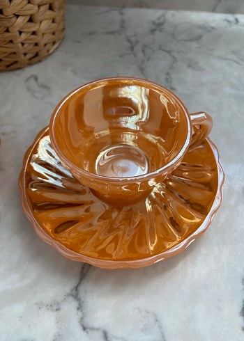 2li Antika Anchor Hocking Fincan - Görsel 6