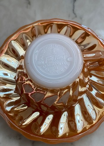 2li Antika Anchor Hocking Fincan - Görsel 10