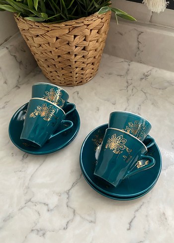 Uzak Doğu Vintage 4lü Fincan Takımı - Görsel 2