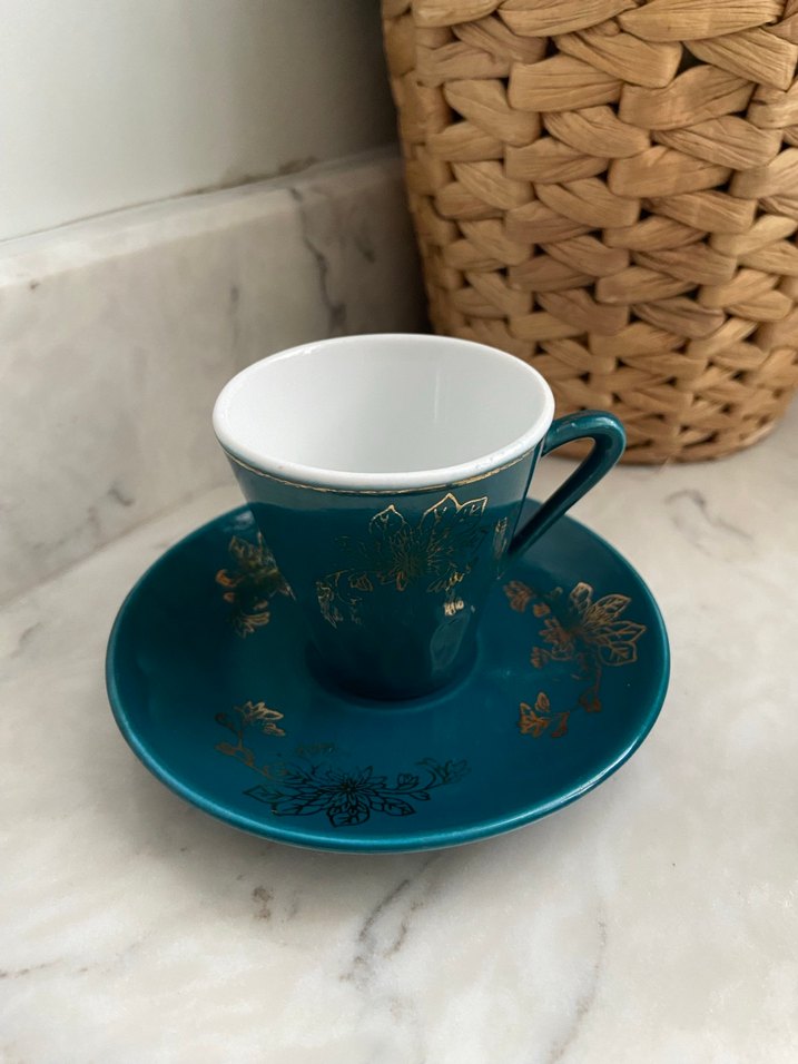 Uzak Doğu Vintage 4lü Fincan Takımı - Görsel 4