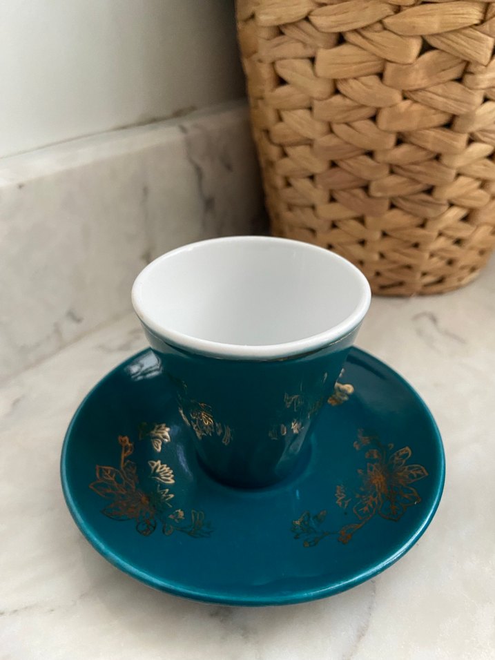 Uzak Doğu Vintage 4lü Fincan Takımı - Görsel 5