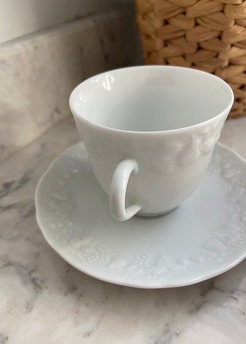 Limoges France İkili Fincan - Görsel 6