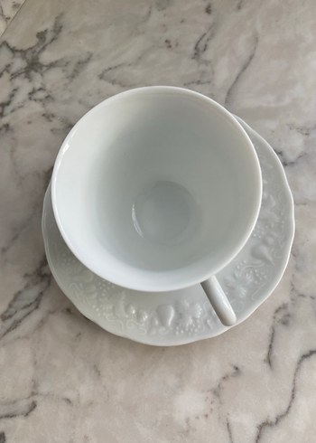 Limoges France İkili Fincan - Görsel 17