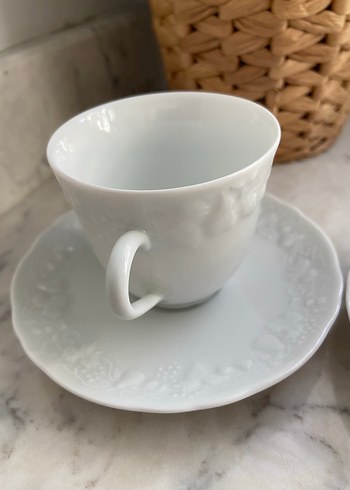 Limoges France İkili Fincan - Görsel 7