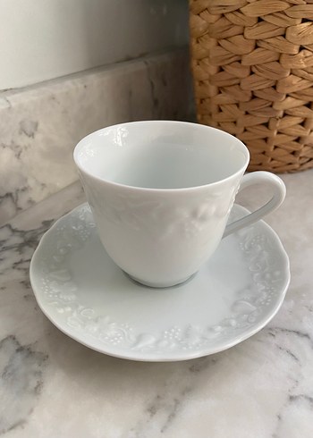 Limoges France İkili Fincan - Görsel 13
