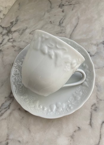 Limoges France İkili Fincan - Görsel 18