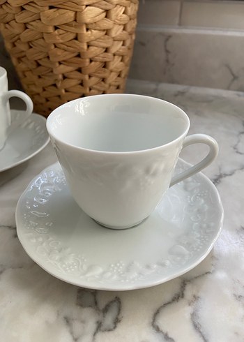 Limoges France İkili Fincan - Görsel 2