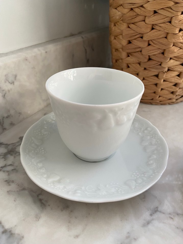 Limoges France İkili Fincan - Görsel 4