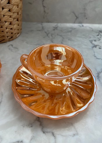 Antika Anchor Hocking Fincan - Görsel 7