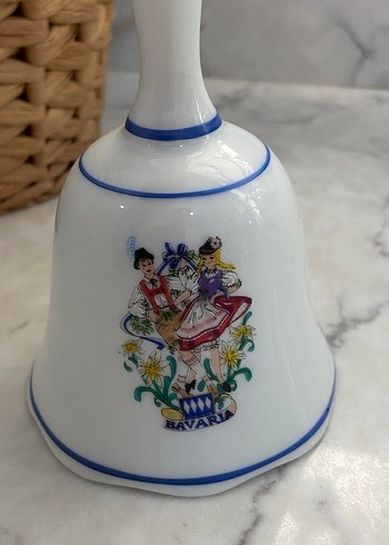 Reutter Porzellan Bavaria Porselen Çan - Görsel 5