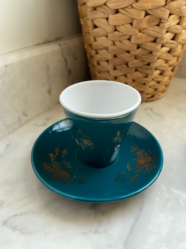 Uzak Doğu Vintage 2li Fincan - Görsel 5