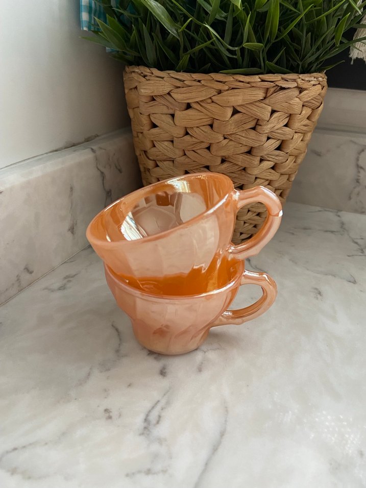 Antika Anchor Hocking Fincan - Görsel 5