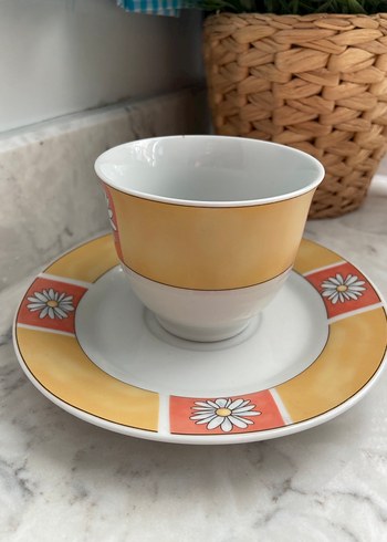 Vintage Alman 2li Çay Fincanı - Görsel 3